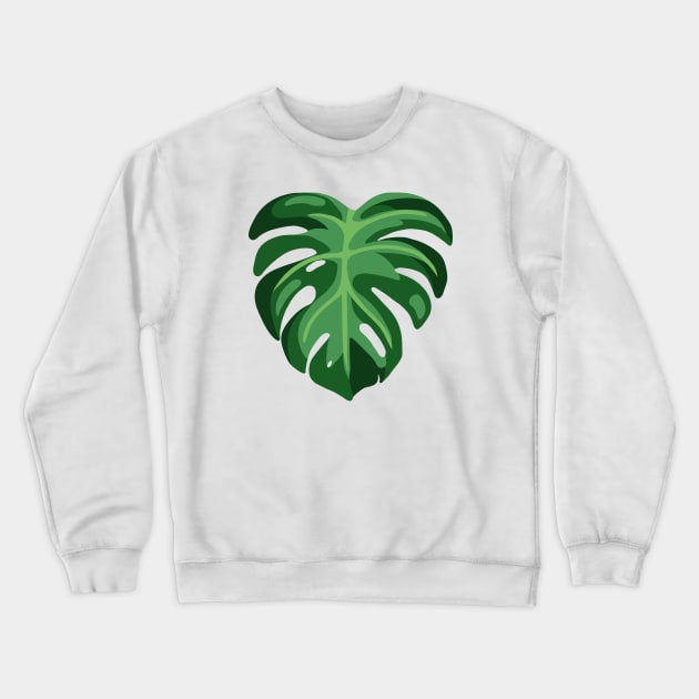 Monstera Crewneck Sweatshirt by juurkaa